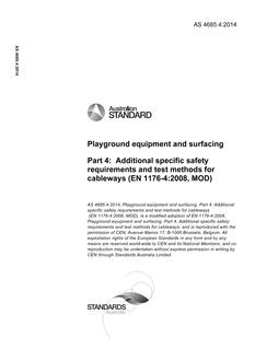 AS 4685.4:2014 AS 4685.4:2014