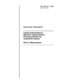 AS 4250.2-1995 AS 4250.2-1995