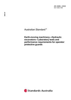 AS 4988-2002 AS 4988-2002