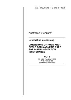 AS 1073 (PT 1+3)-1979