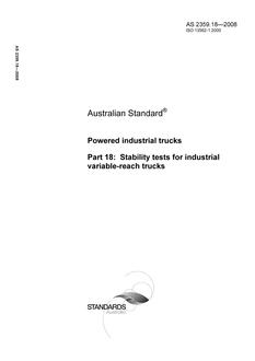 AS 2359.18-2008 AS 2359.18-2008