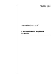 AS 2700-1996 AS 2700-1996