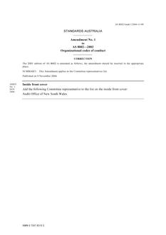 AS 8002-2003 AMDT 1 AS 8002-2003 AMDT 1