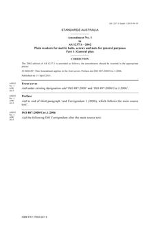 AS 1237.1-2002 Amd 1:2015