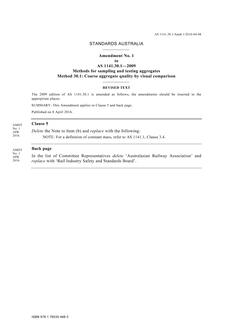 AS 1141.30.1-2009 Amd 1:2016