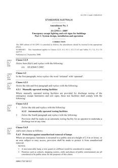 AS 2293.1-2005 AMDT 1