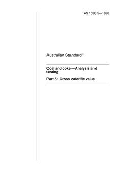 AS 1038.5-1998 AS 1038.5-1998