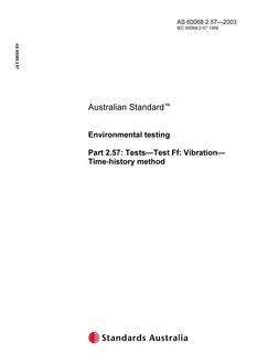 AS 60068.2.57-2003 AS 60068.2.57-2003