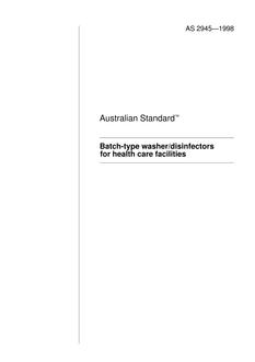 AS 2945-1998 AS 2945-1998