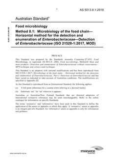 AS 5013.8.1:2018 AS 5013.8.1:2018