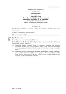 AS 2030.2-1996 AMDT 2 AS 2030.2-1996 AMDT 2