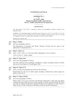 AS 1742.2-1994 AMDT 1