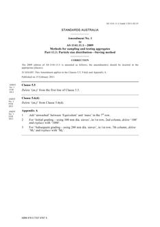 AS 1141.11.1-2009 AMDT 1