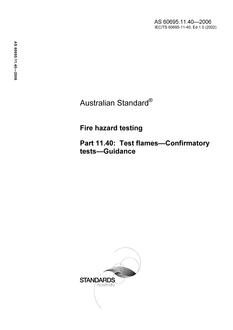 AS 60695.11.40-2006 AS 60695.11.40-2006