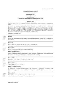 AS 3959-2009 AMDT 2 AS 3959-2009 AMDT 2