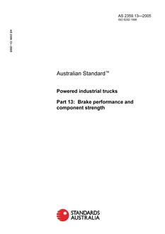 AS 2359.13-2005 AS 2359.13-2005