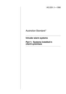 AS 2201.1-1998 AS 2201.1-1998