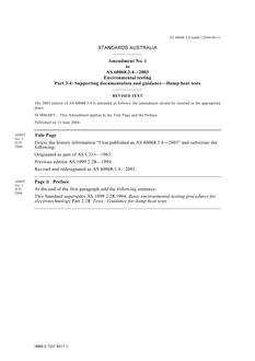 AS 60068.3.4-2003 AMDT 1 AS 60068.3.4-2003 AMDT 1
