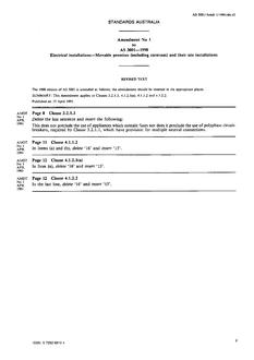 AS 3001-1990 AMDT 1 AS 3001-1990 AMDT 1