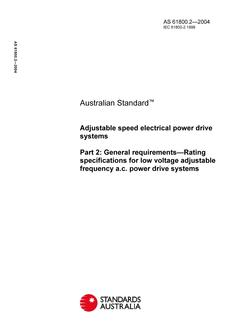 AS 61800.2-2004 AS 61800.2-2004