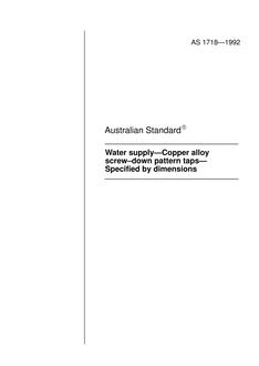 AS 1718-1992 AS 1718-1992