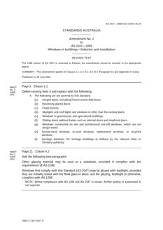 AS 2047-1999 AMDT 2 AS 2047-1999 AMDT 2