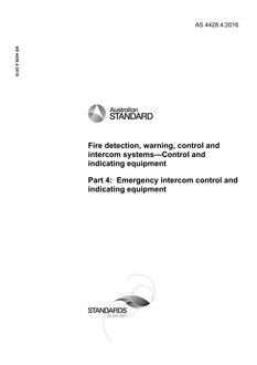 AS 4428.4:2016 AS 4428.4:2016