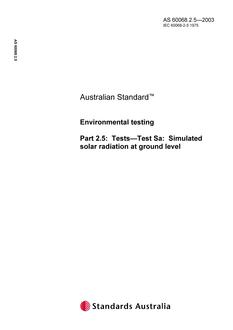 AS 60068.2.5-2003 AS 60068.2.5-2003