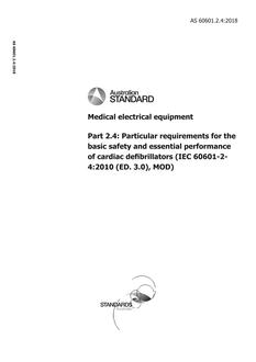 AS 60601.2.4:2018 AS 60601.2.4:2018