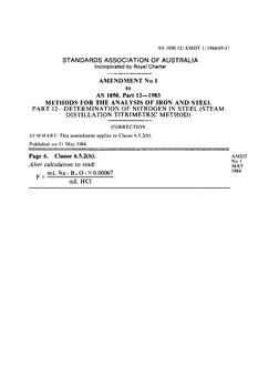 AS 1050.12-1983 AMDT 1 AS 1050.12-1983 AMDT 1