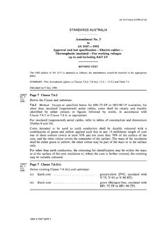 AS 3147-1992 AMDT 3 AS 3147-1992 AMDT 3