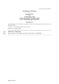 AS 4978.1(INT)-2002 AMDT 1 AS 4978.1(INT)-2002 AMDT 1