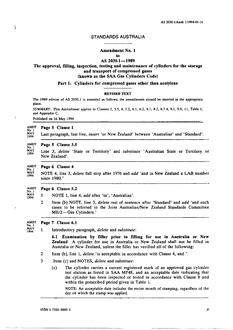 AS 2030.1-1989 AMDT 1 AS 2030.1-1989 AMDT 1