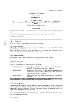 AS 60204.1-2005 AMDT 1 AS 60204.1-2005 AMDT 1