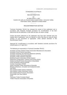 AS 5605 SUPP 6-2007 AS 5605 SUPP 6-2007