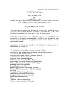 AS 5605 SUPP 1-2007 AS 5605 SUPP 1-2007