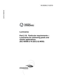 AS 60598.2.18:2019 AS 60598.2.18:2019