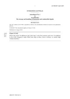 AS 1940:2017 Amd 1:2019