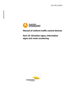 AS 1742.15:2019 AS 1742.15:2019