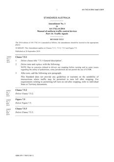 AS 1742.14:2014 Amd 1:2019 AS 1742.14:2014 Amd 1:2019