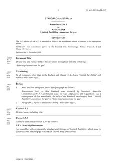 AS 4631:2018 Amd 1:2019 AS 4631:2018 Amd 1:2019
