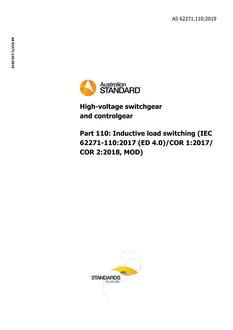 AS 62271.110:2019 AS 62271.110:2019