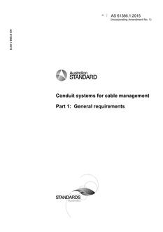 AS 61386.1:2015 AS 61386.1:2015