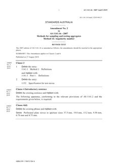 AS 1141.16-2007 Amd 2:2019