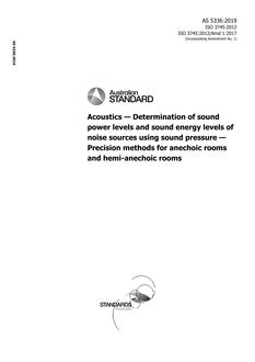 AS 5336:2019 Amd 1:2019