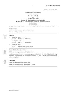 AS 1141.30.1-2009 Amd 2:2019