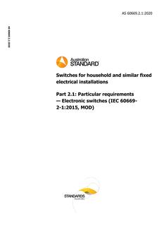 AS 60669.2.1:2020 AS 60669.2.1:2020