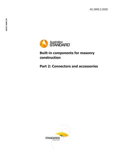 AS 2699.2:2020 AS 2699.2:2020