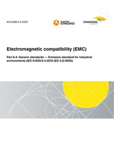 AS 61000.6.4:2020 AS 61000.6.4:2020