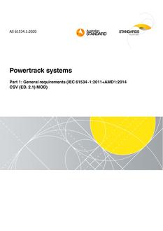 AS 61534.1:2020 AS 61534.1:2020